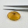 Quarzo Citrino Idrotermale Taglio Ovale Sfaccettata a Mano Gemma Sciolta 19X15X10mm 17,75 Carati 1pz