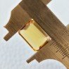 Quarzo Citrino Idrotermale Taglio Smeraldo Ottagono Sfaccettata a Mano Gemma Sciolta 14X10X6mm 8,50 Carati 1pz