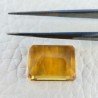Quarzo Citrino Idrotermale Taglio Smeraldo Ottagono Sfaccettata a Mano Gemma Sciolta 14X10X6mm 8,50 Carati 1pz