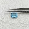 Acquamarina Idrotermale Taglio Taglio Smeraldo Ottagono Sfaccettata a Mano Gemma Sciolta 12X10X5-6mm 5,50 Carati 1pz