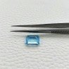 Acquamarina Idrotermale Taglio Taglio Smeraldo Ottagono Sfaccettata a Mano Gemma Sciolta 12X10X5-6mm 5,50 Carati 1pz