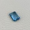 Acquamarina Idrotermale Taglio Taglio Smeraldo Ottagono Sfaccettata a Mano Gemma Sciolta 14X10X5-6mm 9,25 Carati 1pz