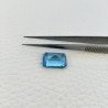 Acquamarina Idrotermale Taglio Taglio Smeraldo Ottagono Sfaccettata a Mano Gemma Sciolta 14X10X5-6mm 9,25 Carati 1pz
