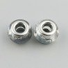 Perlina foro largo pietra trasparente 13.5x8.5mm 1pz