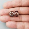 Perlina foro largo marrone 13.5x8.5mm 1pz