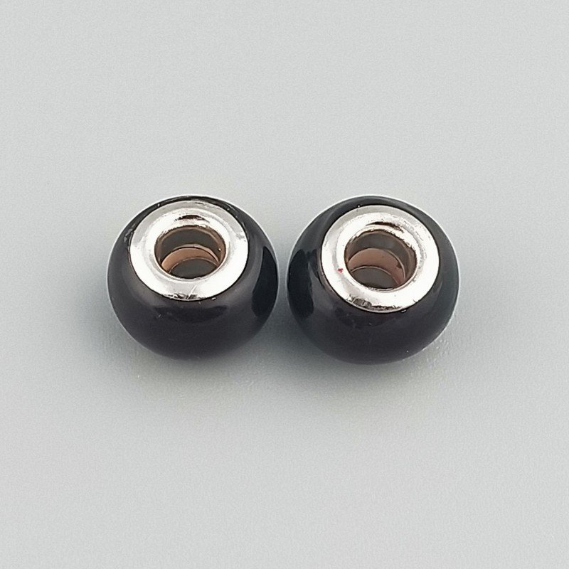 Perlina foro largo marrone mistique 13.5x8.5mm 1pz