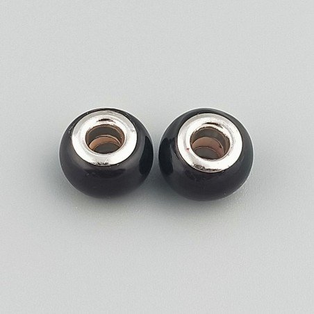 Perlina foro largo marrone mistique 13.5x8.5mm 1pz