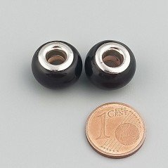 Perlina foro largo marrone mistique 13.5x8.5mm 1pz