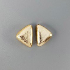 Distanziatore In Ottone Forma Triangolo Satinato 12X17mm-Dorato 1pz