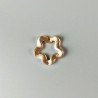 Connettore In Zama Opaco Forma Fiore 20mm-Dorato 1pz