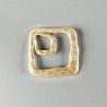 Connettore In Zama Opaco Forma Rombo 31X29mm-Dorato 1pz
