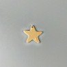 Ciondolo In Zama Opaco Forma Stella 19-20mm-Dorato 1pz