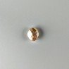 Distanziatore In Zama Opaco Forma Ovale Sfaccettato 13X11mm-Dorato 1pz