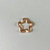 Connettore In Zama Opaco Forma Fiore 20mm-Dorato 1pz