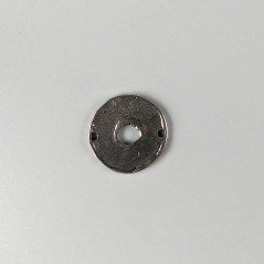 Connettore In Zama Forma Tondo Forato Ossidata 20mm-Argentato 1pz