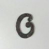 Connettore In Zama Forma Fantasia Ossidata 35X25mm-Argentato 1pz