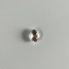 Distanziatore In Zama Forma Ovale Sfaccettata 11X13mm-Argentato 1pz