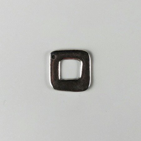 Ciondolo In Zama Forma Quadrata 21mm-Argentato 1pz