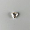 Distanziatore In Zama Forma Cuore Martellato 14mm-Argentato 1pz