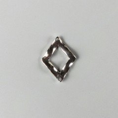 Connettore In Zama Forma Rombo 20X27-Argentato 1pz