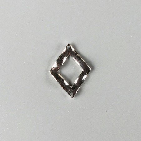 Connettore In Zama Forma Rombo 20X27-Argentato 1pz