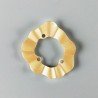 Connettore In Zama Opaco Forma Fantasia Martellato 39mm-Dorato 1pz
