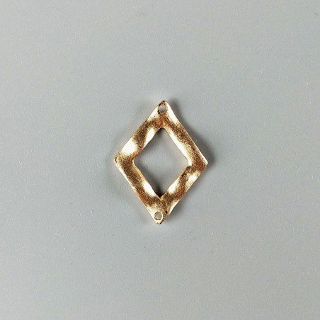 Connettore In Zama Forma Rombo 27X21mm-Dorato 1pz