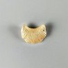 Connettore In Zama Forma Conchinigia Battuto 25X22mm-Dorato 1pz