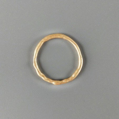 Connettore In Zama Opaco Forma Cerchio 30mm-Dorato 1pz