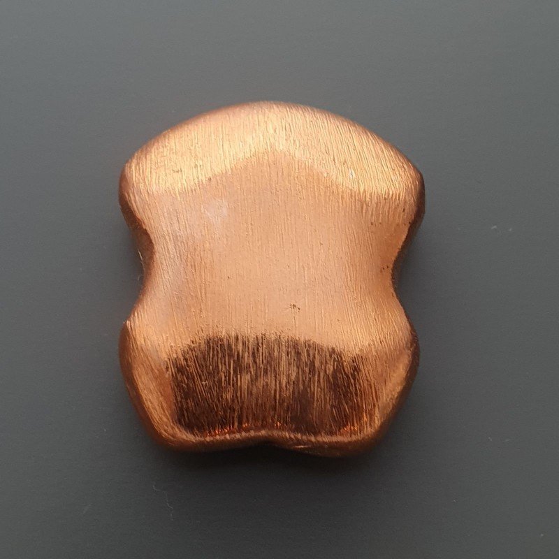 Distanziatore In Ottone Forma Fantasia Satinato 32x26mm-Ramato 1pz