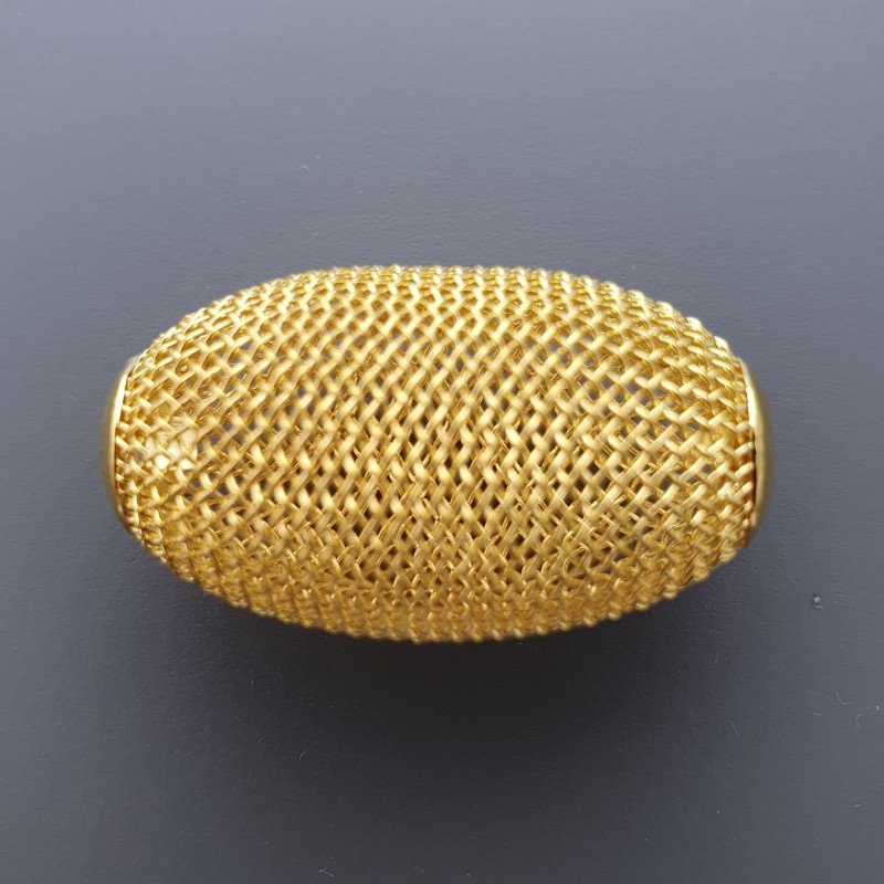 Distanziatore In Ottone Forma Gabbia 19X31mm-Dorato 1pz