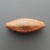 Distanziatore Di Ottone Forma Riso Satinato 12X31mm-Ramato 1pz