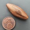 Distanziatore Di Ottone Forma Riso Satinato 12X31mm-Ramato 1pz