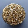 Distanziatore Di Ottone Forma Tondo Filo Della Vita 28mm-Dorato 1pz
