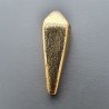 Distanziatore In Ottone Forma Gocce Fantasia Satinata 20mm Dorato 1pz