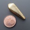 Distanziatore In Ottone Forma Gocce Fantasia Satinata 20mm Dorato 1pz