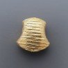 Distanziatore In Ottone Forma Fantasia Incisa15X16mm-Dorato 1pz