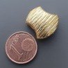 Distanziatore In Ottone Forma Fantasia Incisa15X16mm-Dorato 1pz