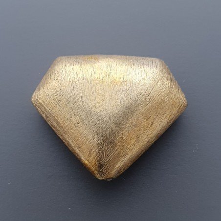 Distanziatore In Ottone Forma Diamante Satinato 20X26mm-Dorato 1pz