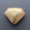Distanziatore In Ottone Forma Diamante Satinato 20X26mm-Dorato 1pz