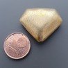 Distanziatore In Ottone Forma Diamante Satinato 20X26mm-Dorato 1pz