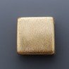 Distanziatore In Ottone Forma Quadrata Piatto Satinato 24mm-Dorato 1pz