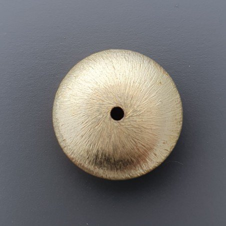 Distanziatore In Ottone Forma Dischio Satinato 20mm-Dorato 1pz