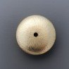 Distanziatore In Ottone Forma Dischio Satinato 20mm-Dorato 1pz