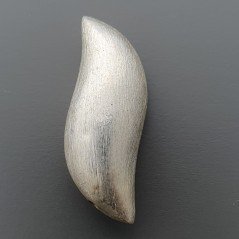 Distanziatore In Ottone Forma Fantasia Satinata 30X11mm-Argentato 1pz