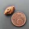 Distanziatore Di Ottone Forma Ovale Lavorato 08X13mm-Ramato 1pz