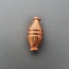 Distanziatore In Ottone Forma Ovale Lavorato 07X15mm-Ramato 1pz