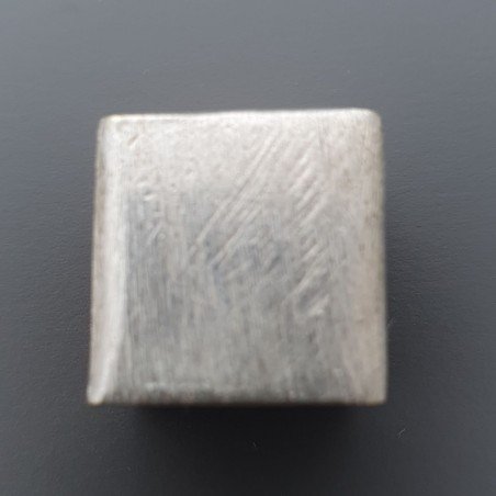 Distanziatore In Ottone Forma Cubo Satinato 19X20mm-Argentato 1pz