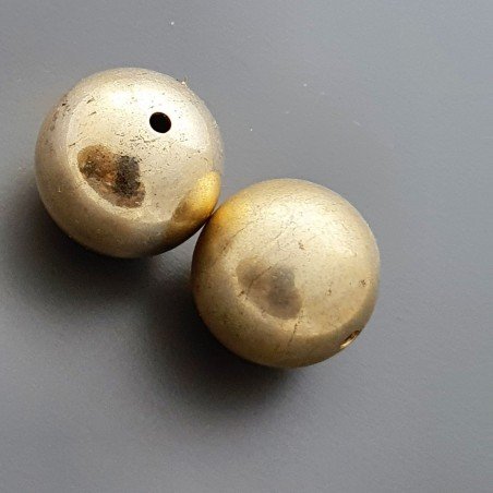 Distanziatore In Ottone Forma Tondo Lucido 20mm-Dorato 1pz