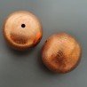 Distanziatore In Ottone Forma Tondo Satinato 30mm-Ramato 1pz